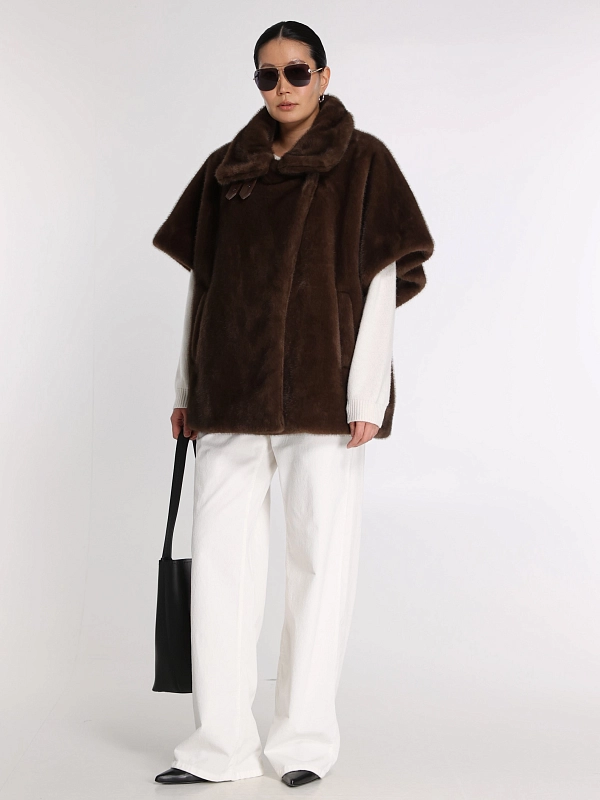 Marina Rinaldi жилет меховой ZENIT