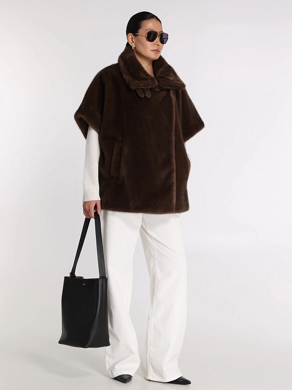 Marina Rinaldi жилет меховой ZENIT