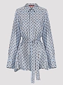 Max Mara блузка BOCCALE голубой