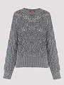Max Mara джемпер PILADE темно-серый