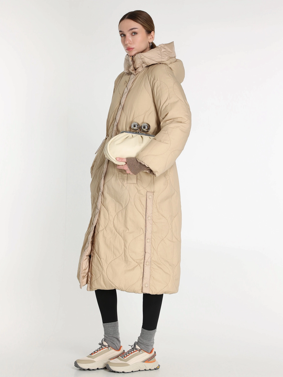 Пуховик Max Mara Weekend NOVAK цвет бежевый (18904) - купить в