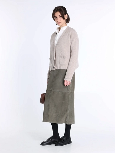 юбка кожаная Max Mara Weekend PALA