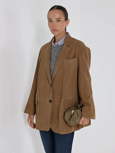 жакет кожаный Max Mara Weekend ROLANDA