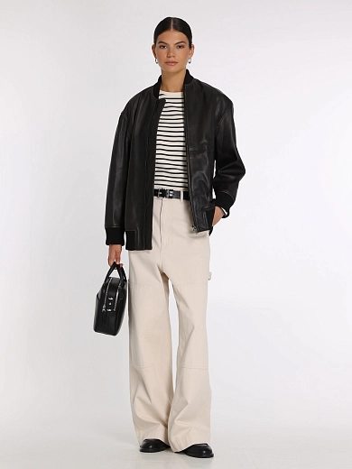 куртка кожаная Max Mara Weekend TATTICO