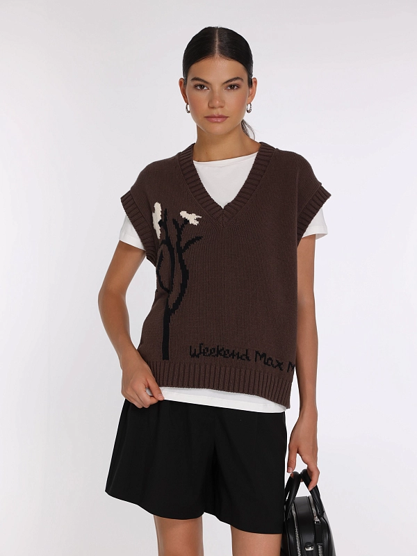 Max Mara Weekend жилет CRUSCA