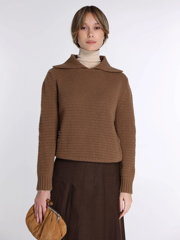 джемпер Max Mara Weekend EGOISTA цвет ореховый