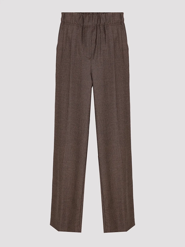 брюки Max Mara Weekend HATELEY цвет шоколадный