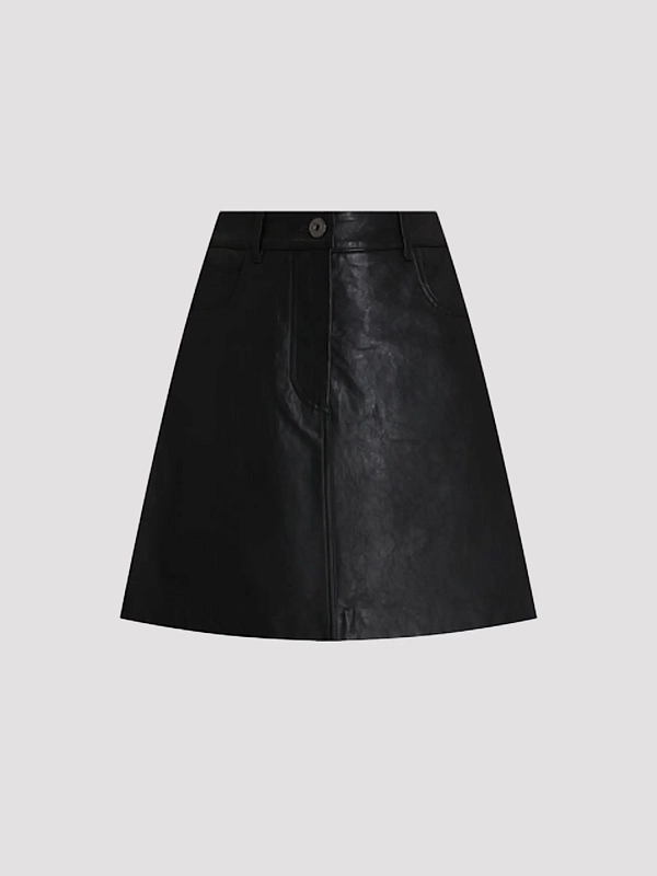 Max Mara Weekend юбка кожаная HULL