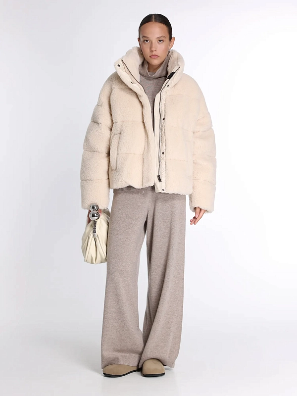 брюки трикотажные Max Mara Weekend JOSEF цвет ореховый