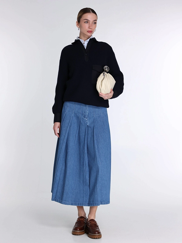 Max Mara Weekend юбка джинсовая OPUNZIA