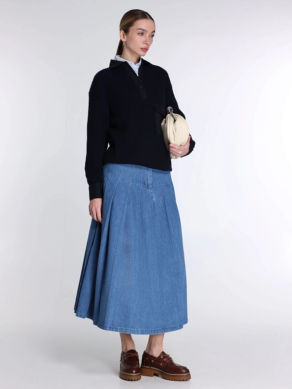 Max Mara Weekend юбка джинсовая OPUNZIA