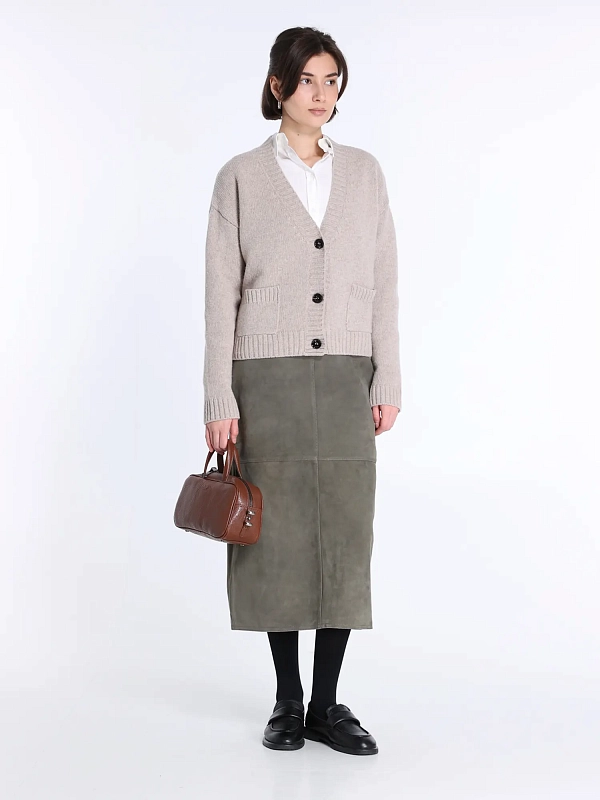 Max Mara Weekend юбка кожаная PALA