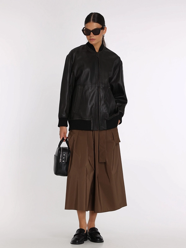 Max Mara Weekend куртка кожаная TATTICO