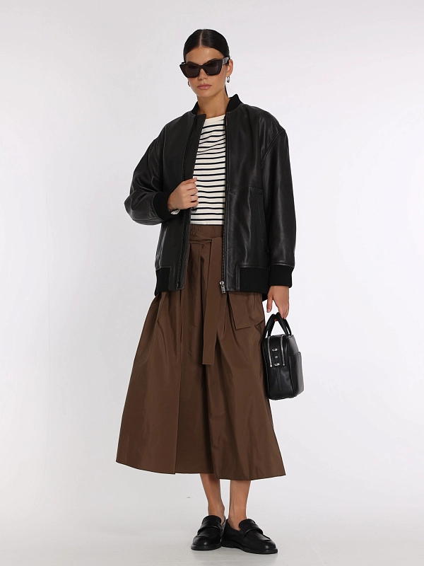 Max Mara Weekend куртка кожаная TATTICO