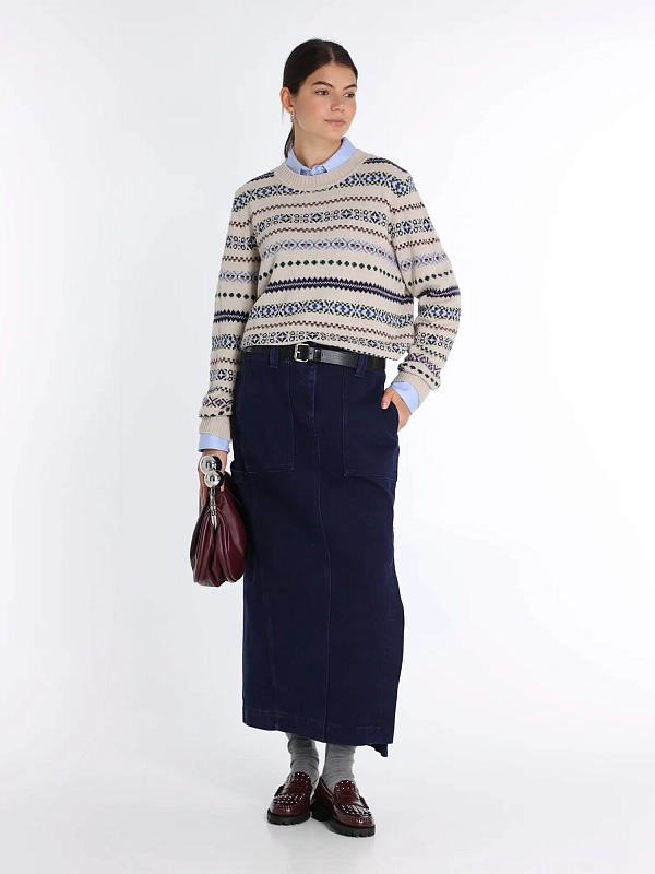 Max Mara Weekend юбка джинсовая VALIKA