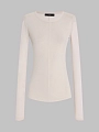 Max Mara Weekend лонгслив VINCITA молочный