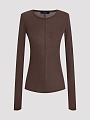 Max Mara Weekend лонгслив VINCITA шоколадный