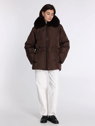 пуховик Yves Salomon 26WYC02478DOTM