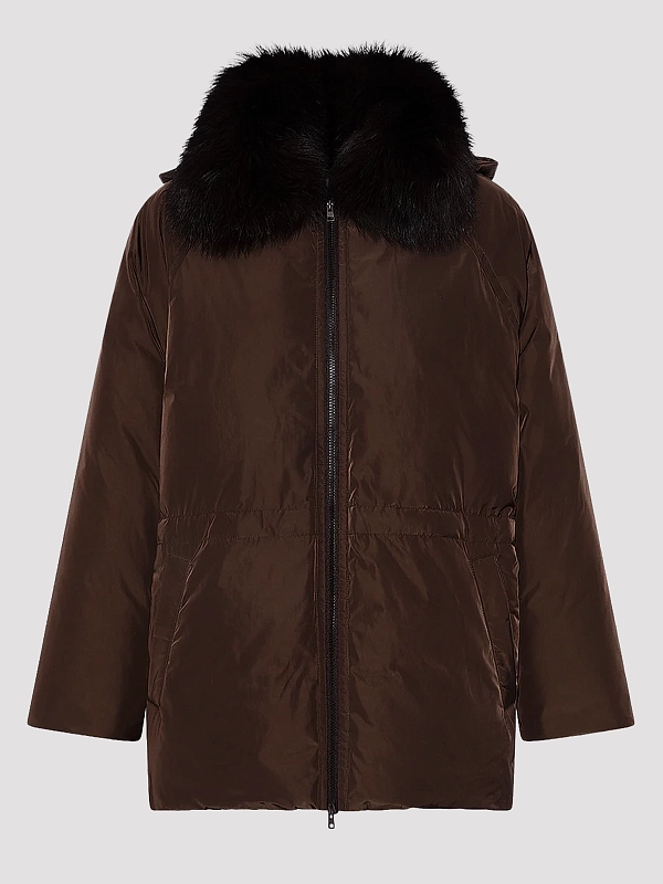 Yves Salomon пуховик 26WYC02478DOTM