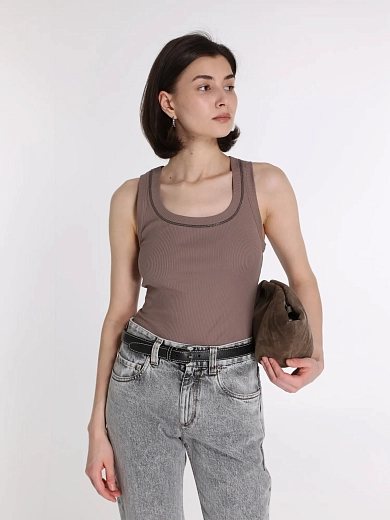 майка Brunello Cucinelli MG902BW710