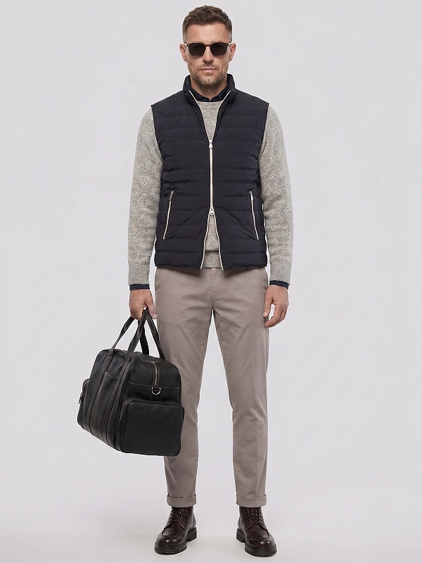 брюки Brunello Cucinelli M289LI1770 цвет темно-бежевый