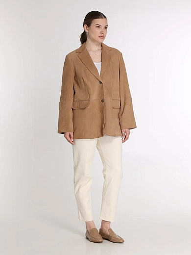 жакет кожаный Marina Rinaldi MRSOLIVI