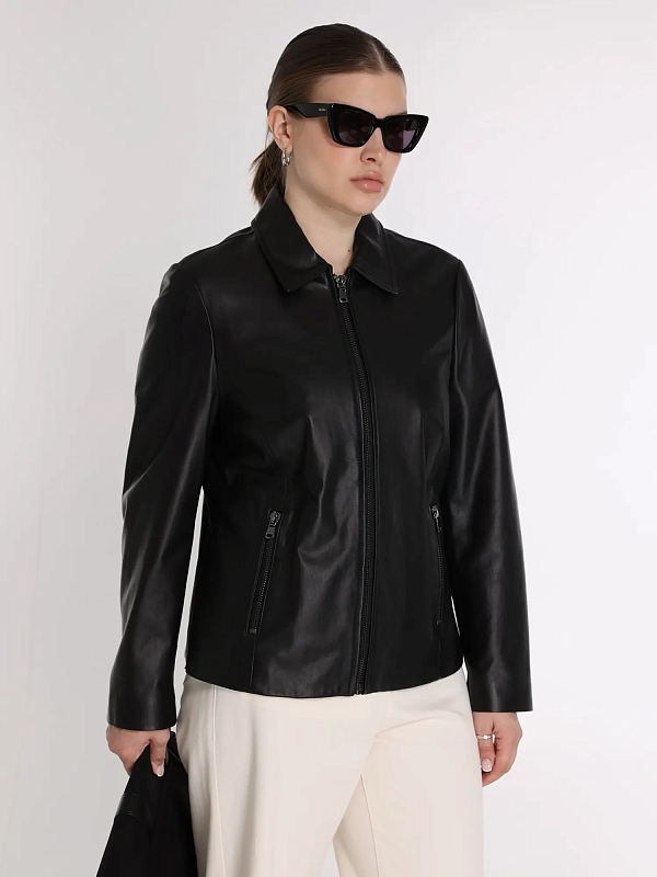 Marina Rinaldi куртка кожаная MRSCLASSE