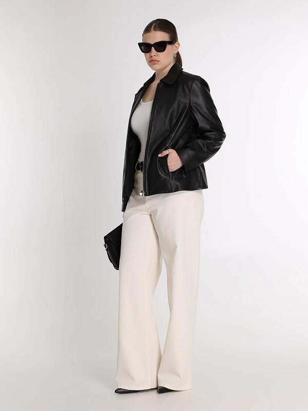 Marina Rinaldi куртка кожаная MRSCLASSE