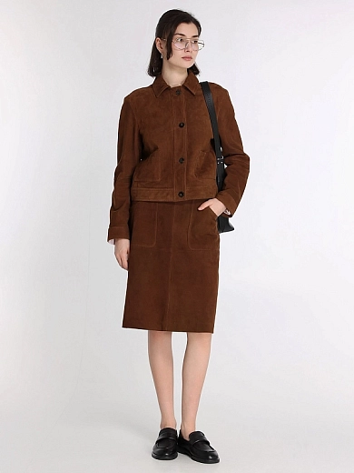 жакет кожаный Max Mara MSTBAIA