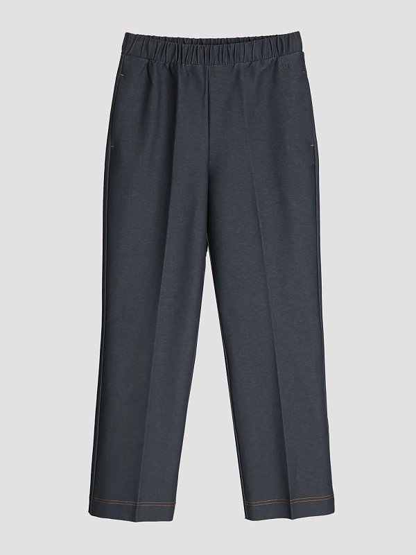 брюки Max Mara MMLCLORURO цвет темно-серый
