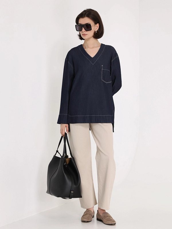 Max Mara рубашка джинсовая SMMPACE