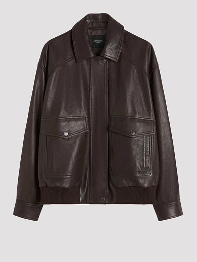 куртка кожаная Max Mara Weekend WKDGIGANTE