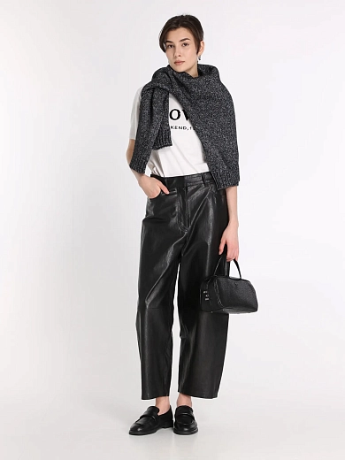 брюки кожаные Max Mara Weekend WKDPAGANO