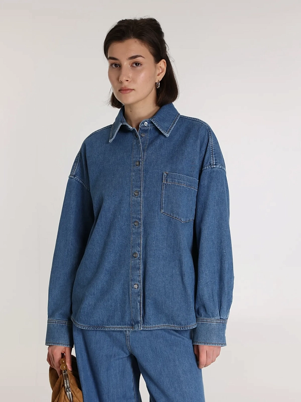 Max Mara Weekend рубашка джинсовая WKDFOGGIA