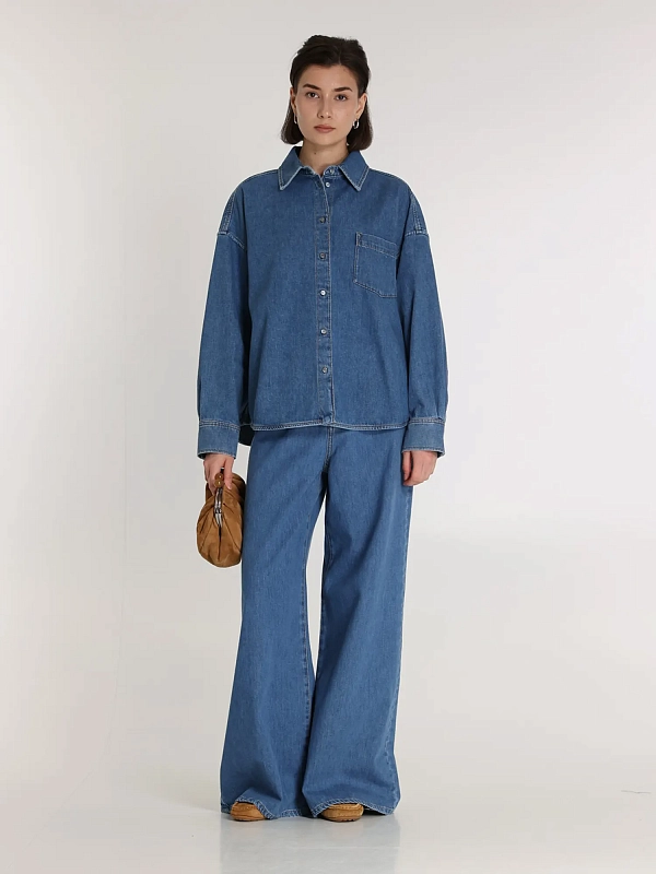 Max Mara Weekend рубашка джинсовая WKDFOGGIA