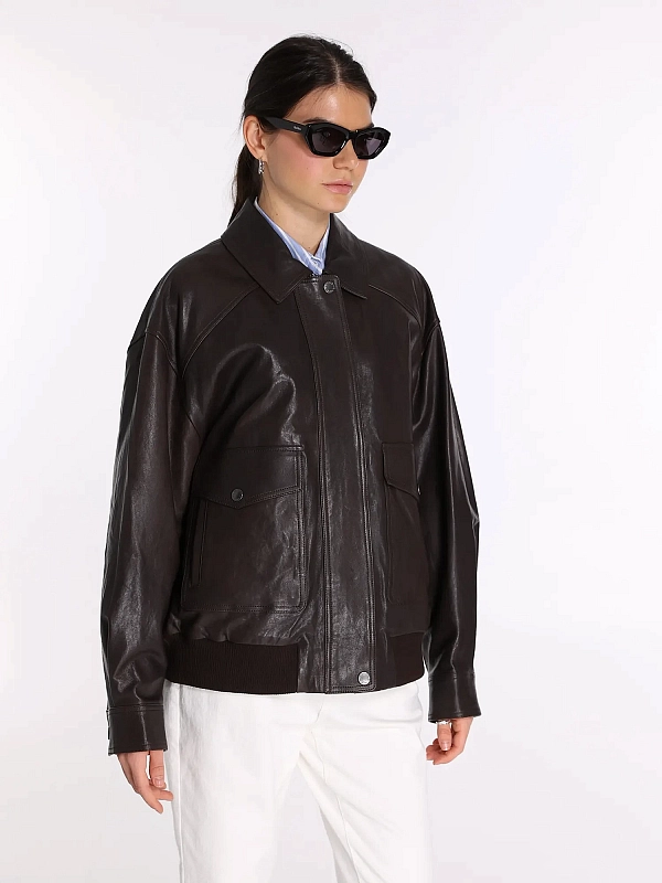 Max Mara Weekend куртка кожаная WKDGIGANTE