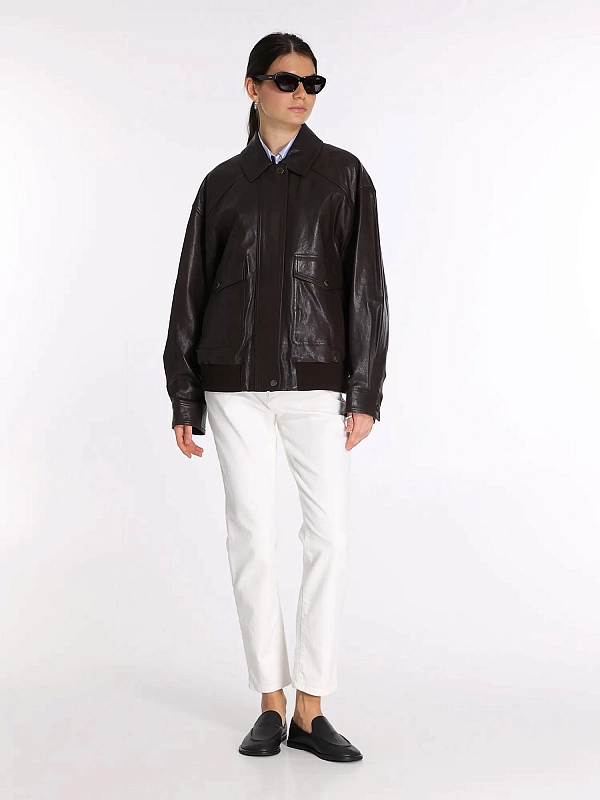 Max Mara Weekend куртка кожаная WKDGIGANTE