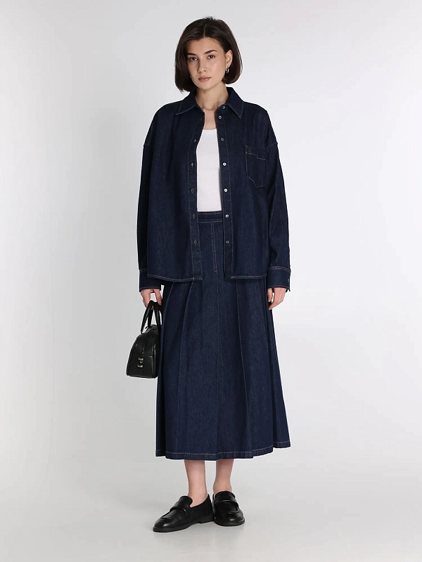 Max Mara Weekend юбка джинсовая WKDOVALE