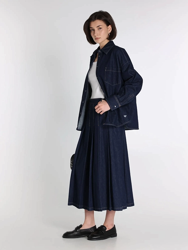 Max Mara Weekend юбка джинсовая WKDOVALE