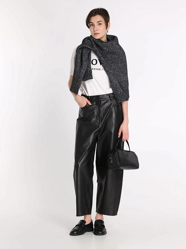 Max Mara Weekend брюки кожаные WKDPAGANO