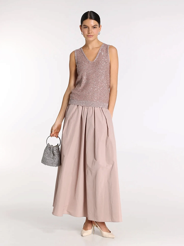 топ Max Mara Weekend WKDTEMPO цвет пудровый