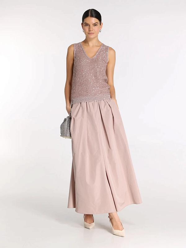 топ Max Mara Weekend WKDTEMPO цвет пудровый