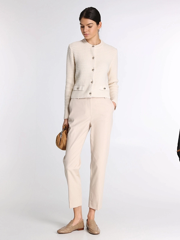 брюки Max Mara Weekend WKDVITE цвет молочный