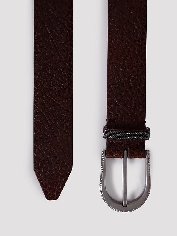 ремень Brunello Cucinelli M0JUMC31GP цвет коричневый