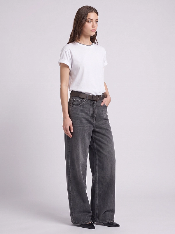 футболка Brunello Cucinelli M0T18BD200 цвет белый