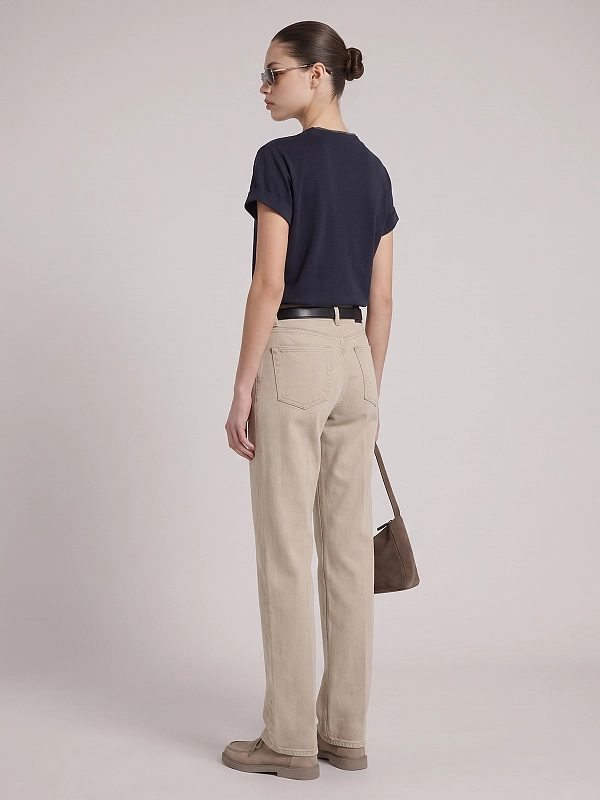 футболка Brunello Cucinelli M0T18BD222 цвет темно-серый