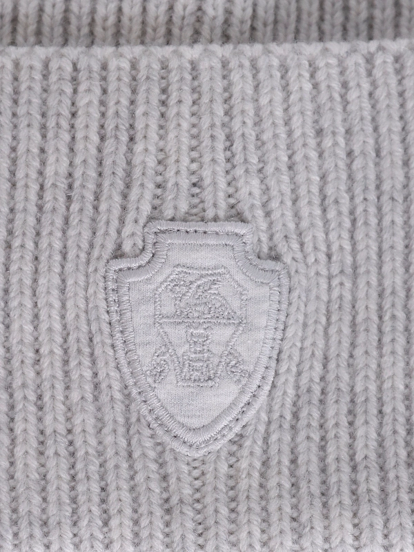 шапка Brunello Cucinelli M12543279 цвет светло-серый