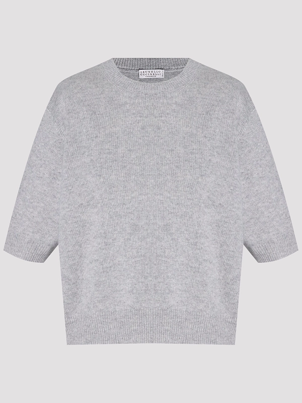 джемпер Brunello Cucinelli M12744400P цвет светло-серый