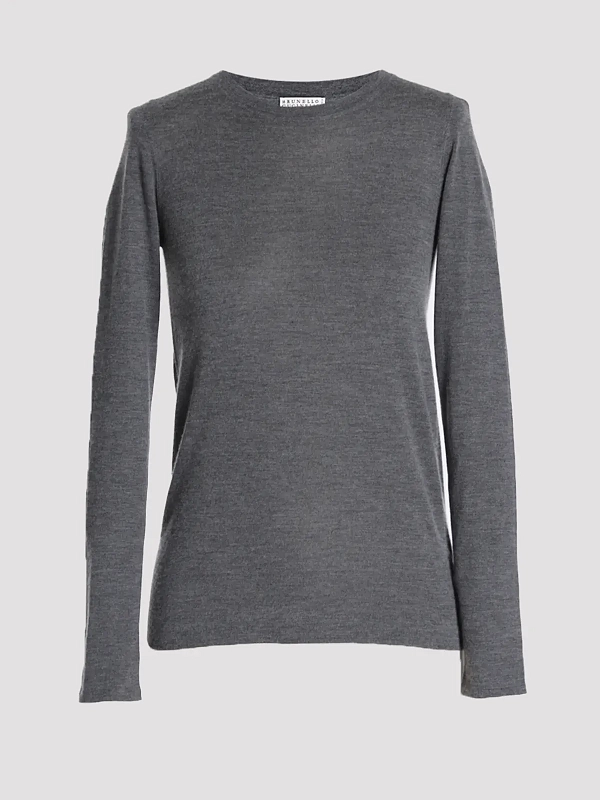джемпер Brunello Cucinelli M13800000P цвет серый