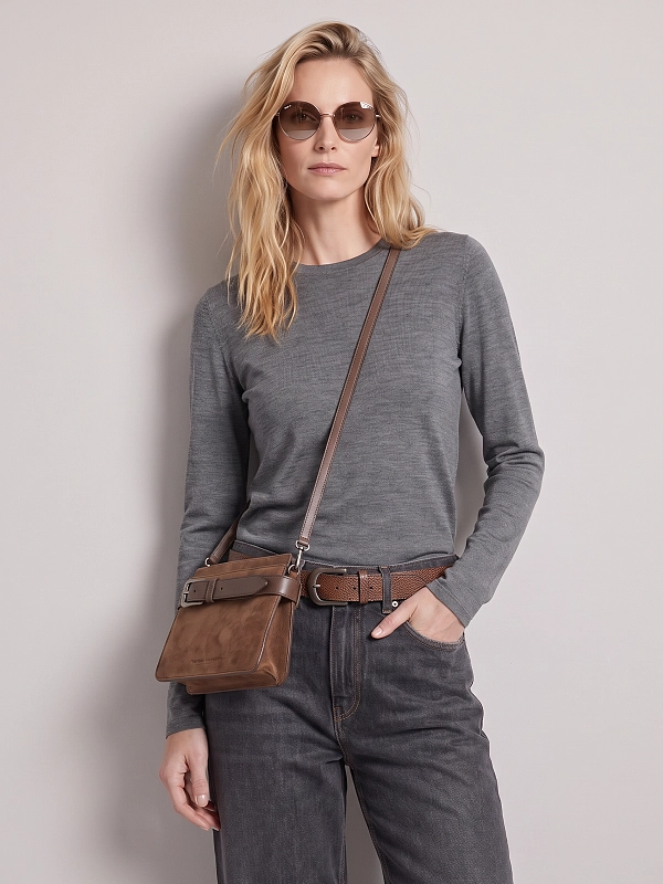 джемпер Brunello Cucinelli M13800000P цвет серый